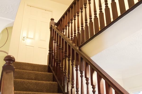 "Let in the Light" Contemporary staircase installation in Hinckley