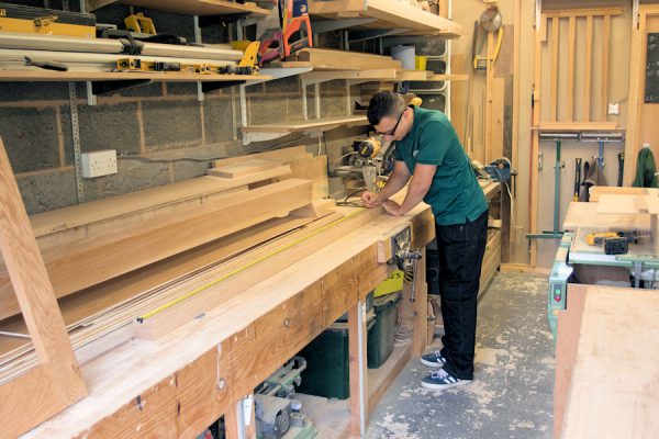 Nathan in the workshop 1