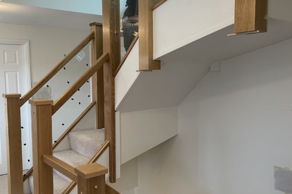 Oak and Glass Staircase Renovation in Quorn, Leicestershire