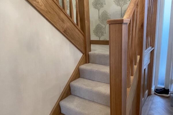 Bespoke Oak Staircase Renovation – Hinckley, Leicestershire