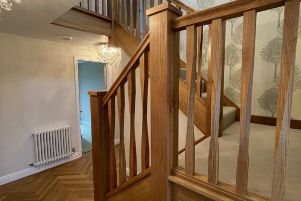Bespoke Oak Staircase Renovation – Hinckley, Leicestershire