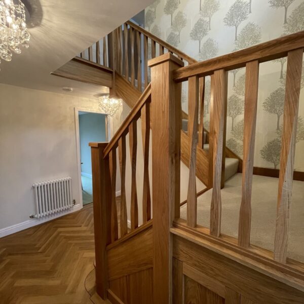 Bespoke Oak Staircase Renovation – Hinckley, Leicestershire