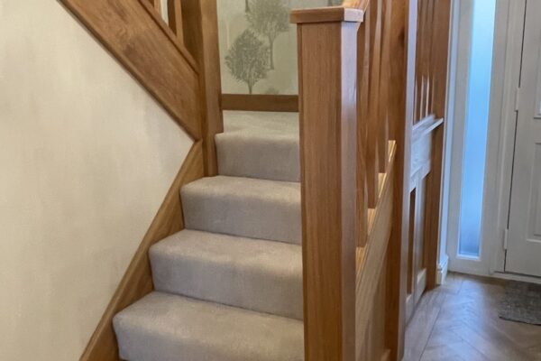 Bespoke Oak Staircase Renovation – Hinckley, Leicestershire