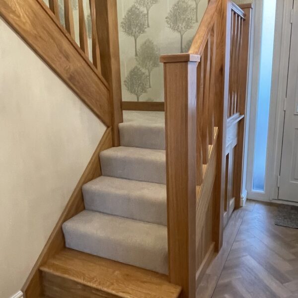 Bespoke Oak Staircase Renovation – Hinckley, Leicestershire